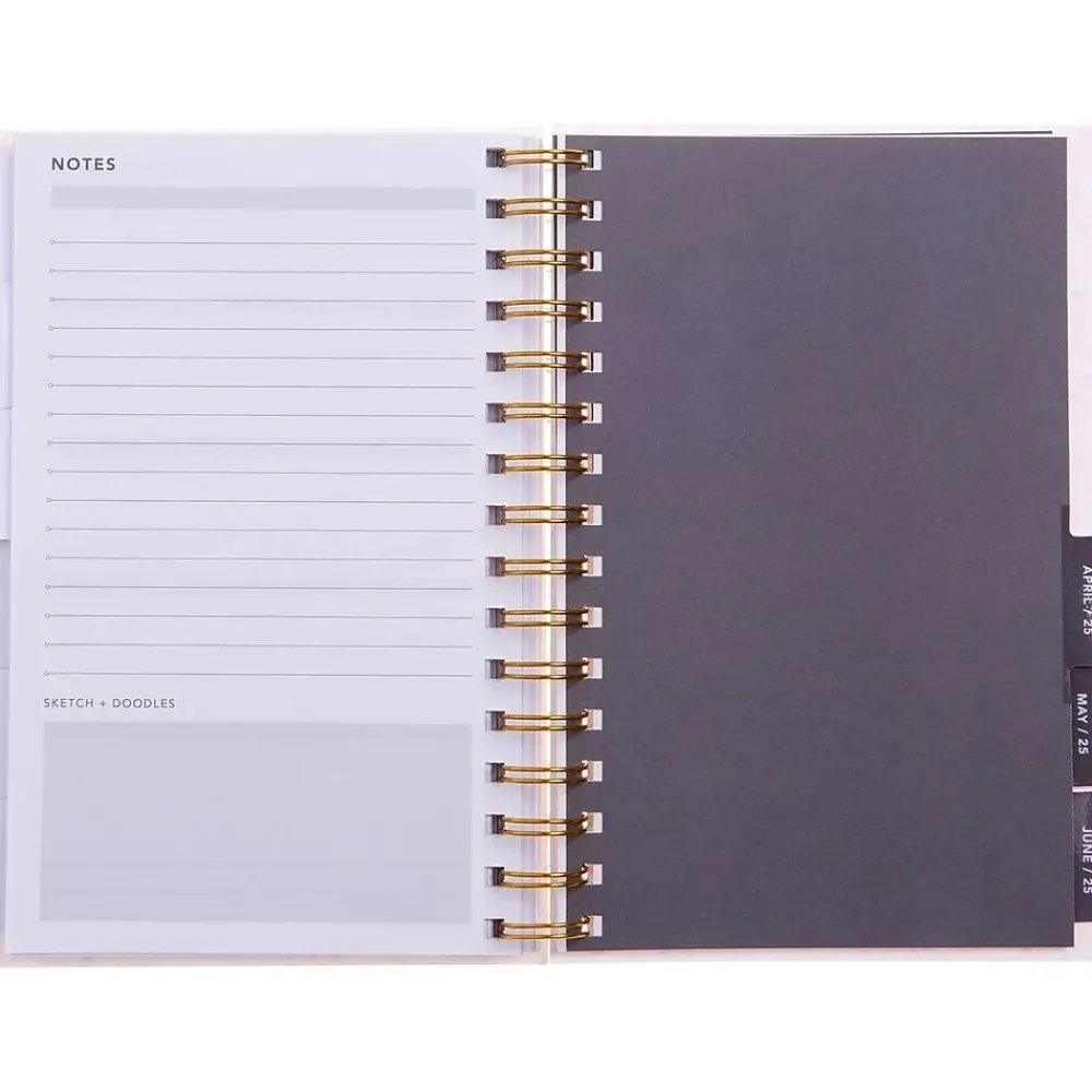 Academic Planners|Gartner Studios 2024 -2025 Dots 5.63" x 8.27" Academic Weekly & Monthly Planner, Plastic Cover, Multicolor (109411)