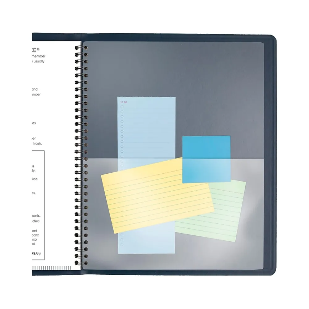 2025 Planners|AT-A-GLANCE 2025 9" x 11" Calendar Year/Monthly Planner, Faux Leather Cover, Navy (70-260-20-25)