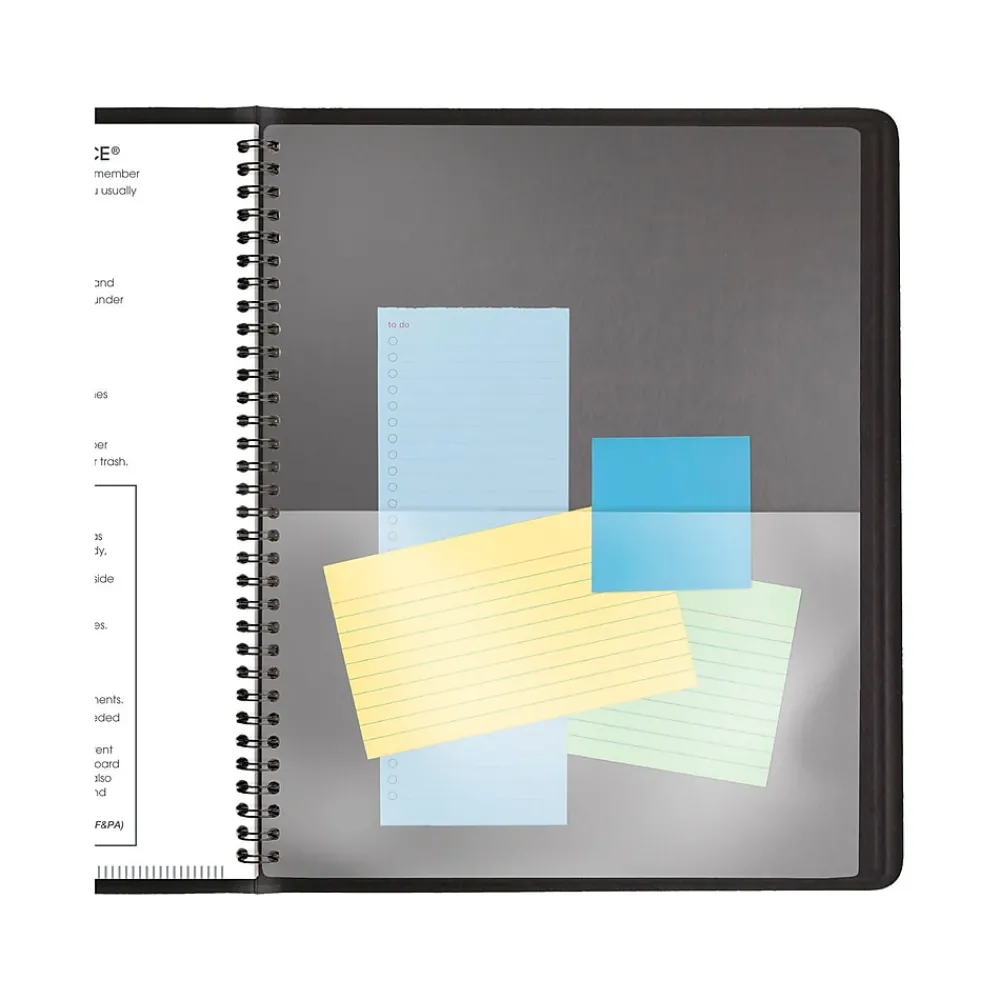 2025 Planners|AT-A-GLANCE 2025 9" x 11" Monthly Planner, Faux Leather Cover, Black (70-260-05-25)