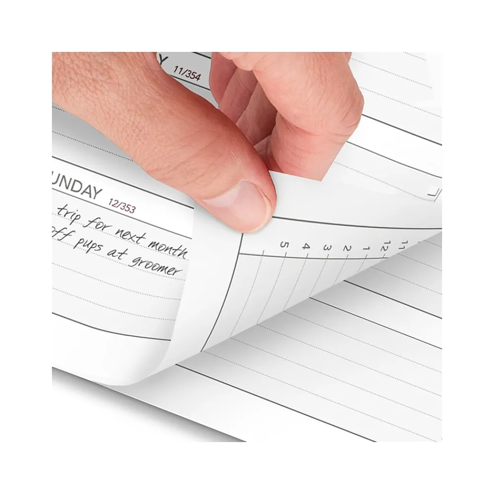 Calendars & Planners Refills|AT-A-GLANCE 2025 6.75" x 3.75" Weekly Planner Refill, White/Gray (063-285Y-25)
