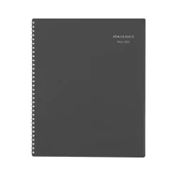 Academic Planners|AT-A-GLANCE 2024-2025 DayMinder 8.5" x 11" Academic Weekly & Monthly Planner, Poly Cover, Charcoal (AYC545-45-25)