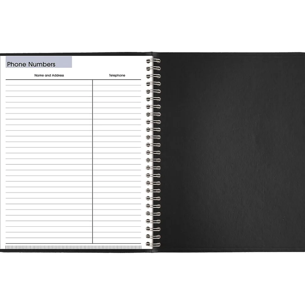 2025 Planners|AT-A-GLANCE 2025 DayMinder 7" x 8.75" Weekly Planner, Faux Leather Cover, Black (G535-00-25)