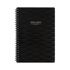 Academic Planners|AT-A-GLANCE 2024-2025 Elevation 5.5" x 8.5" Academic Weekly & Monthly Planner, Poly Cover, Black (75-101P-05-25)