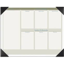 2025 Calendars|AT-A-GLANCE 2025 Executive 21.75" x 17" Monthly Desk Pad Calendar, Green/White (HT1500-25)