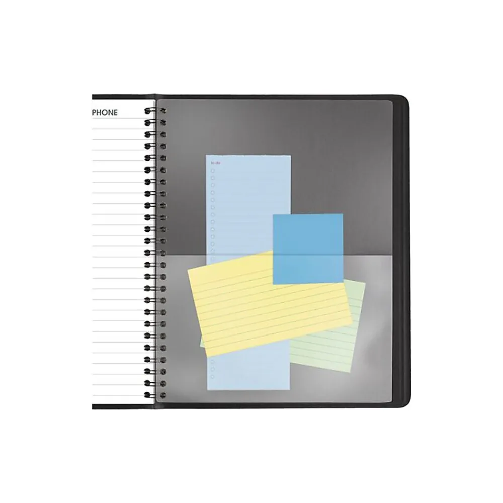 2025 Planners|AT-A-GLANCE 2025 Large Print 7" x 8.75" Monthly Planner, Faux Leather Cover, Black (70-LP09-05-25)