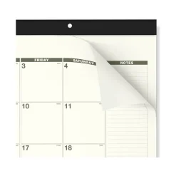 2025 Calendars|AT-A-GLANCE 2025 Recycled 21.75" x 17" Monthly Desk Calendar, Green/Black (SK32G-00-25)