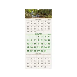 2025 Calendars|AT-A-GLANCE 2025 Scenic 12" x 27" Three-Month Wall Calendar (DMW503-28-25)