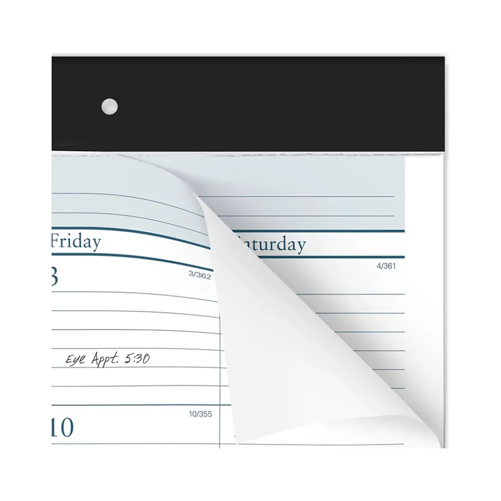 2025 Calendars|AT-A-GLANCE 2025 Success 21.75" x 17" Monthly Desk Pad Calendar, White/Blue (ST24-00-25)