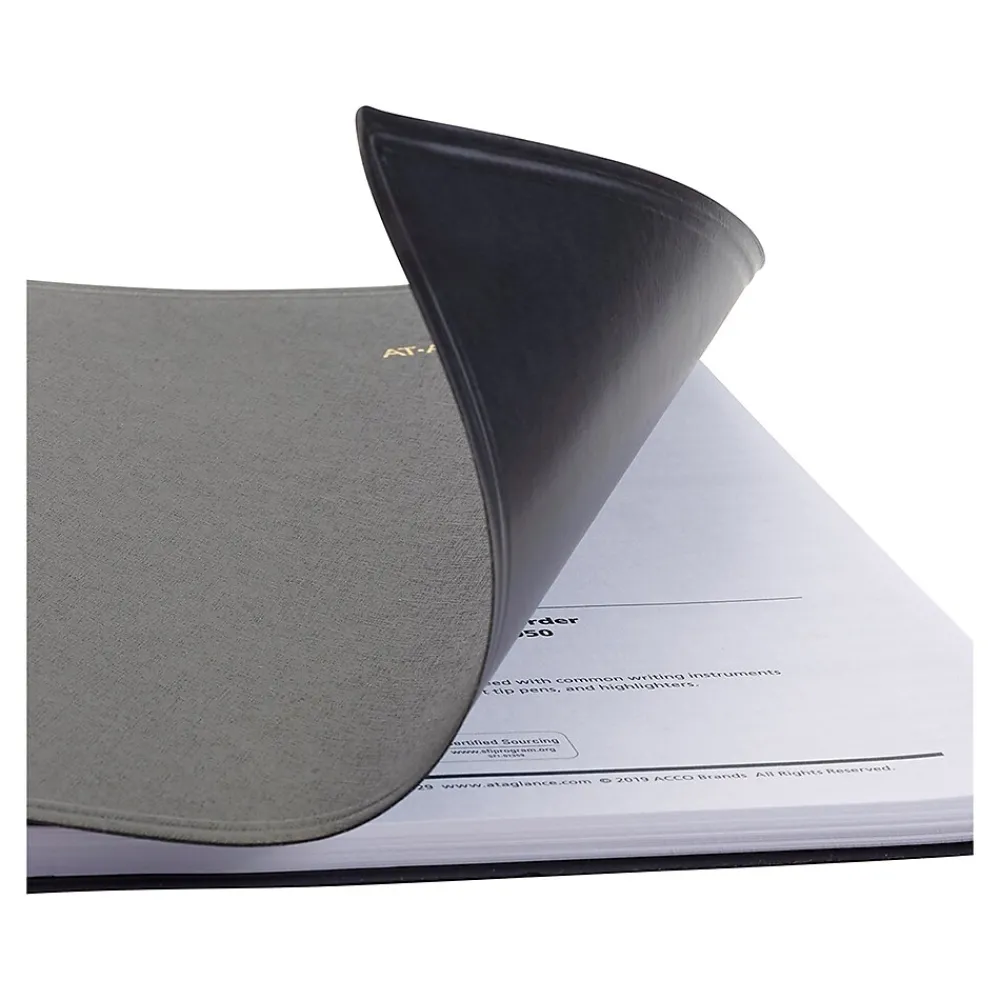 2025 Planners|AT-A-GLANCE 2025 The Action 8" x 11" Weekly Appointment Book, Faux Leather Cover, Black (70-EP01-05-25)