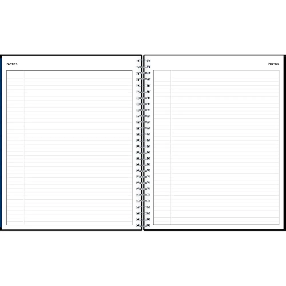 2025 Planners|Blue Sky 2025 8" x 10" Monthly Planner, Plastic Cover, Black (150853)