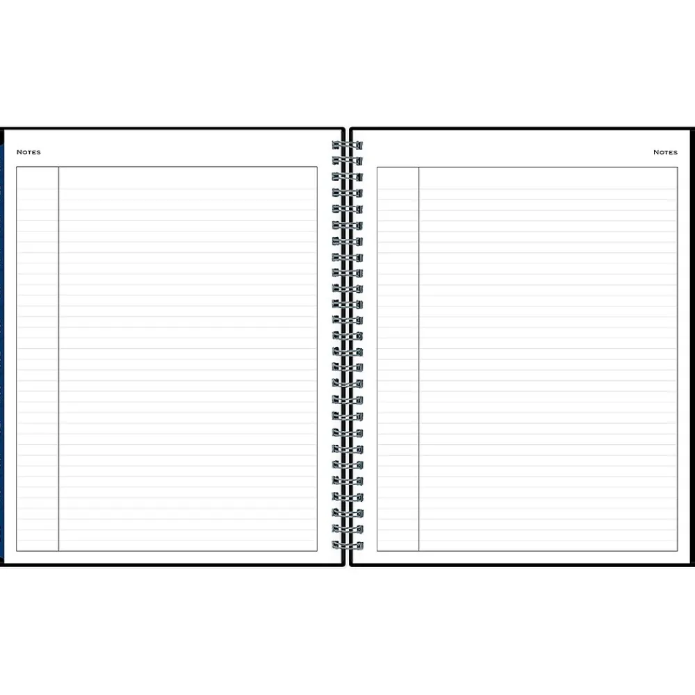 2025 Planners|Blue Sky 2025 7" x 9" Monthly Planner, Plastic Cover, Black (150855)