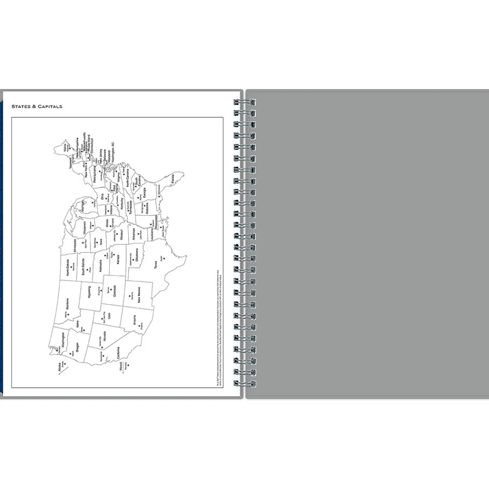 2025 Planners|Blue Sky 2025 7" x 9" Monthly Planner, Plastic Cover, Gray (150854)