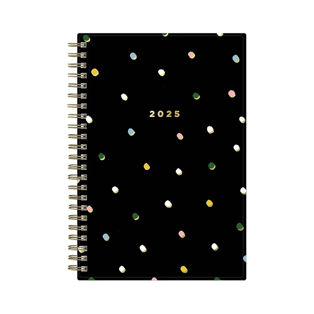 2025 Planners|Blue Sky 2025 Ashley G Small Dots 5" x 8" Weekly & Monthly Planner, Plastic Cover, Multicolor (148248)