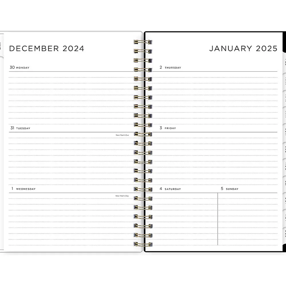 2025 Planners|Blue Sky 2025 Ashley G Small Dots 5" x 8" Weekly & Monthly Planner, Plastic Cover, Multicolor (148248)