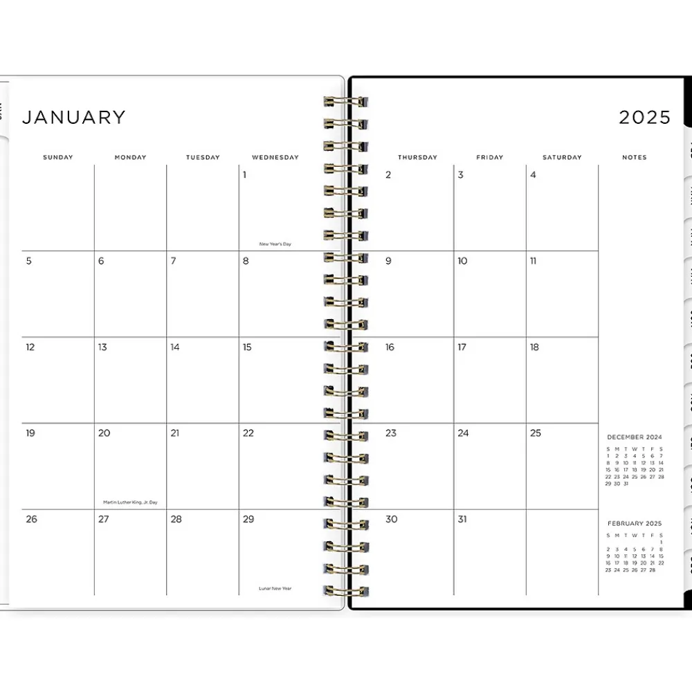 2025 Planners|Blue Sky 2025 Ashley G Small Dots 5" x 8" Weekly & Monthly Planner, Plastic Cover, Multicolor (148248)