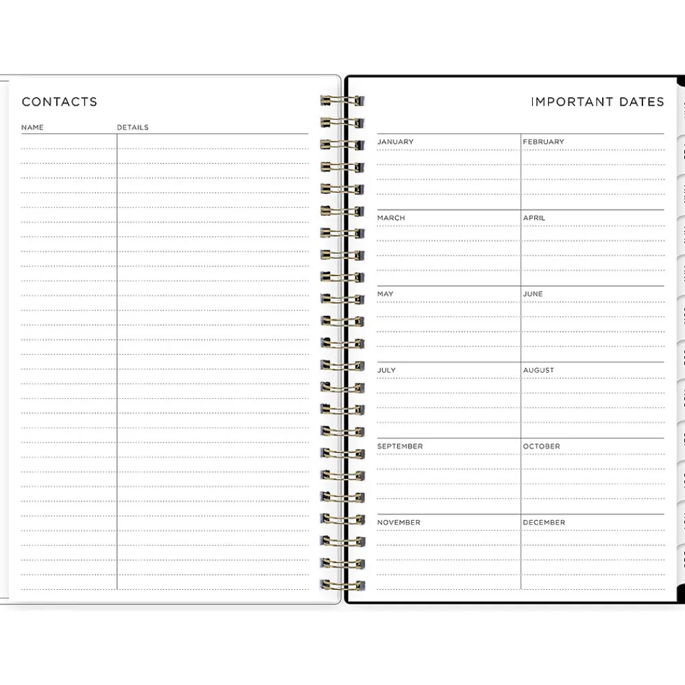 2025 Planners|Blue Sky 2025 Ashley G Small Dots 5" x 8" Weekly & Monthly Planner, Plastic Cover, Multicolor (148248)