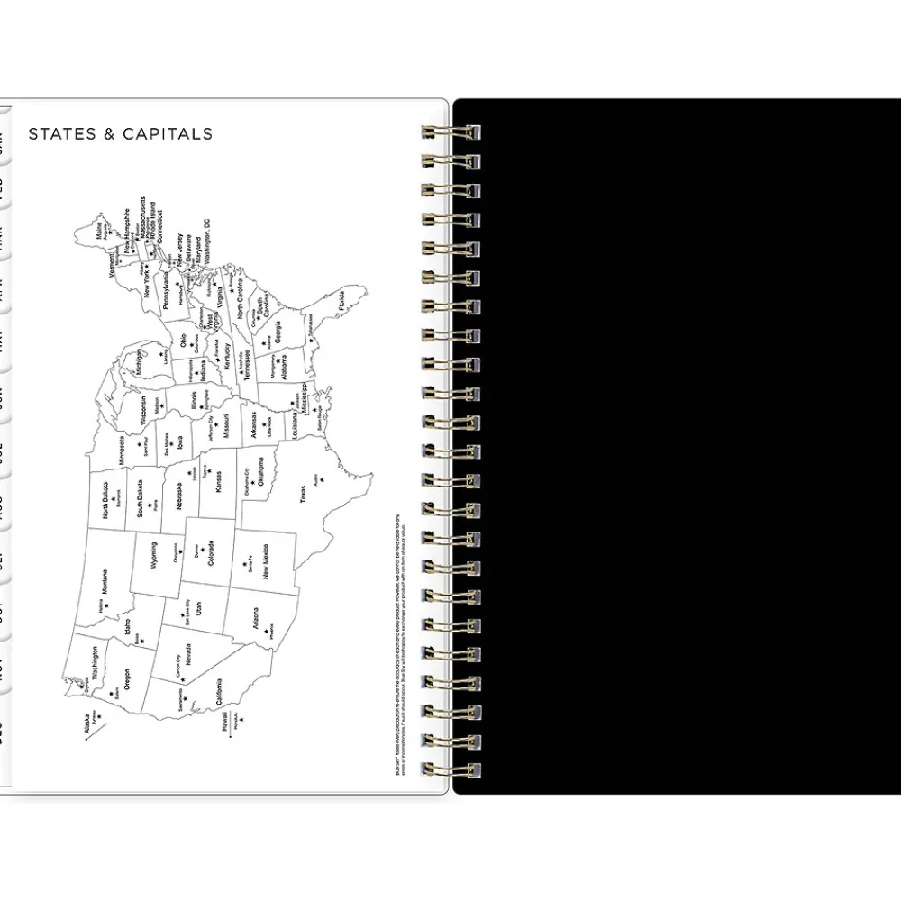 2025 Planners|Blue Sky 2025 Ashley G Small Dots 5" x 8" Weekly & Monthly Planner, Plastic Cover, Multicolor (148248)