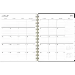 2025 Planners|Blue Sky 2025 Baccara Dark 8.5