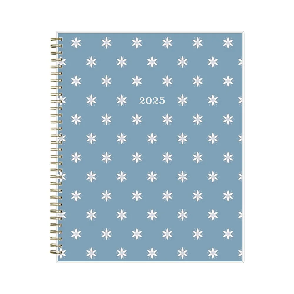 2025 Planners|Blue Sky 2025 Cocolie 8.5" x 11" Weekly & Monthly Planner, Plastic Cover, Blue/White (148256)