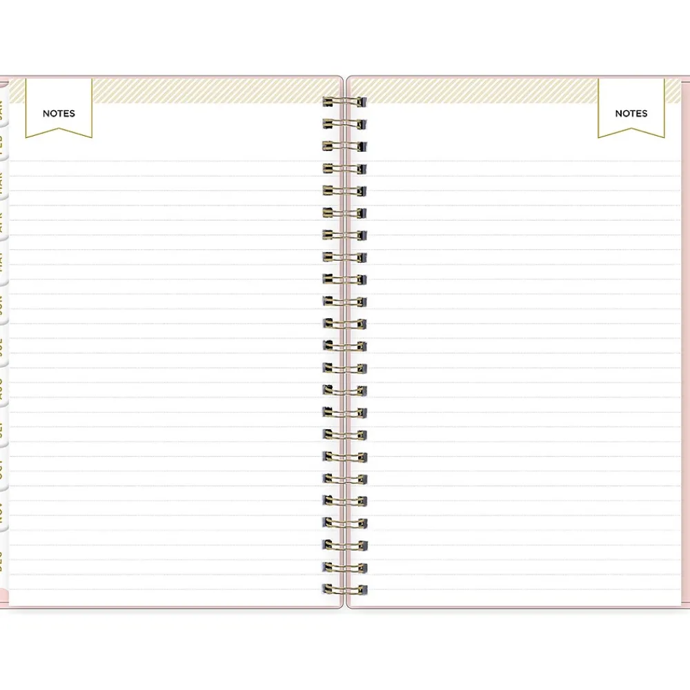 2025 Planners|Blue Sky 2025 Day Designer 5" x 8" Weekly & Monthly Planner, Plastic Cover, Blush (148147)