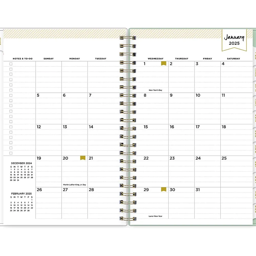 2025 Planners|Blue Sky 2025 Day Designer Arcadia 5" x 8" Weekly & Monthly Planner, Plastic Cover, Multicolor (148143)