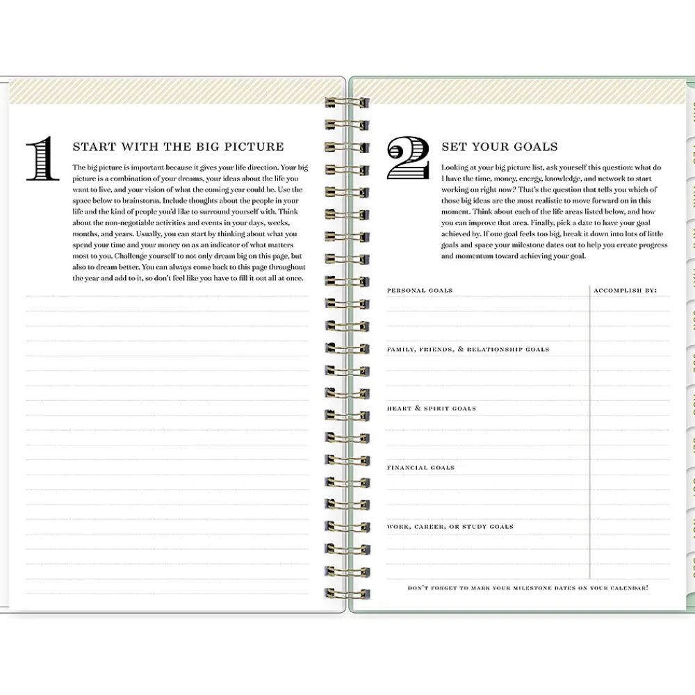 2025 Planners|Blue Sky 2025 Day Designer Arcadia 5" x 8" Weekly & Monthly Planner, Plastic Cover, Multicolor (148143)
