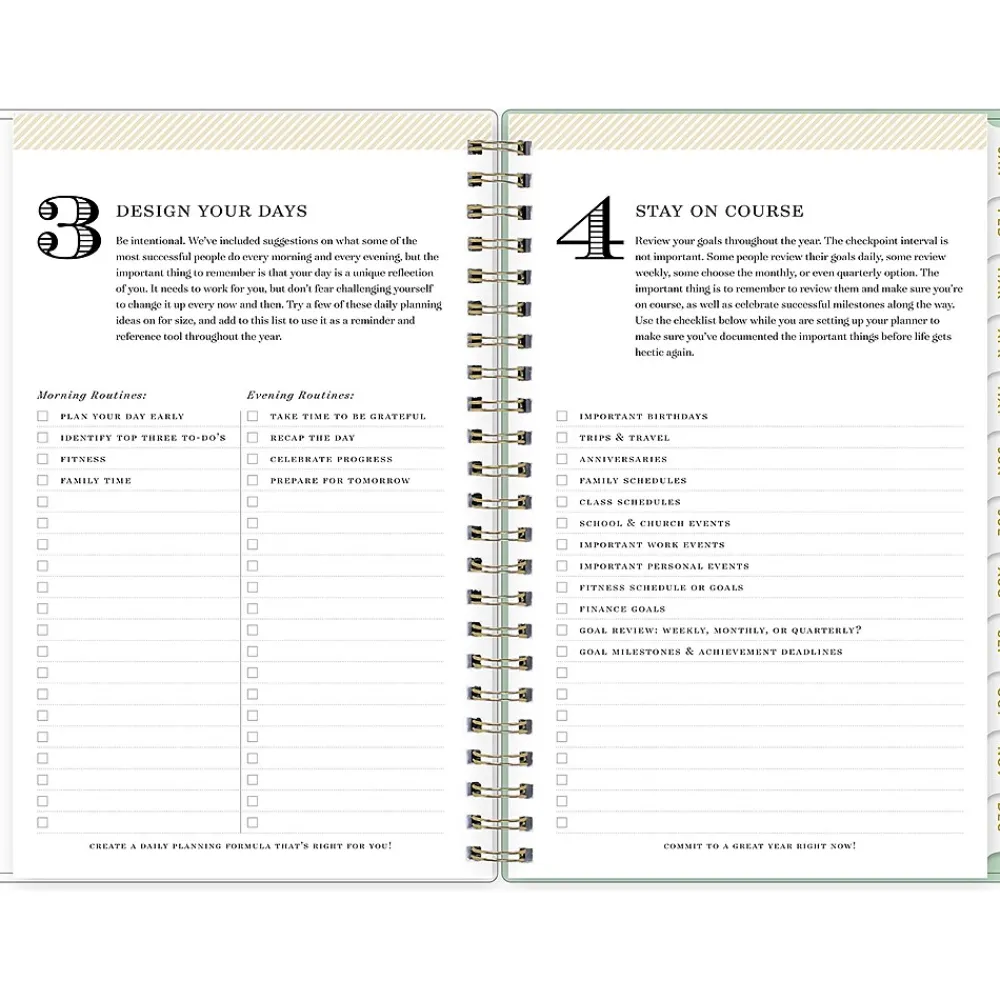 2025 Planners|Blue Sky 2025 Day Designer Arcadia 5" x 8" Weekly & Monthly Planner, Plastic Cover, Multicolor (148143)