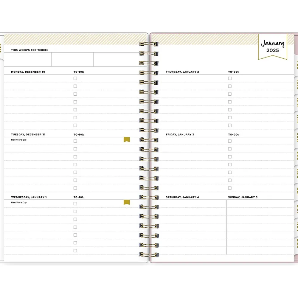 2025 Planners|Blue Sky 2025 Day Designer Breeze 5" x 8" Weekly & Monthly Planner, Plastic Cover, Multicolor (148124)