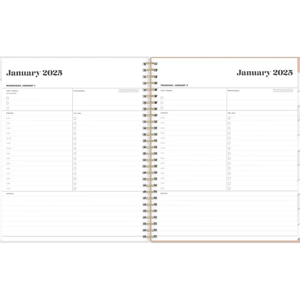2025 Planners|Blue Sky 2025 Day Designer Everygirl Botanica 8" x 10" Daily & Monthly Planner, Plastic Cover, Multicolor (148263)