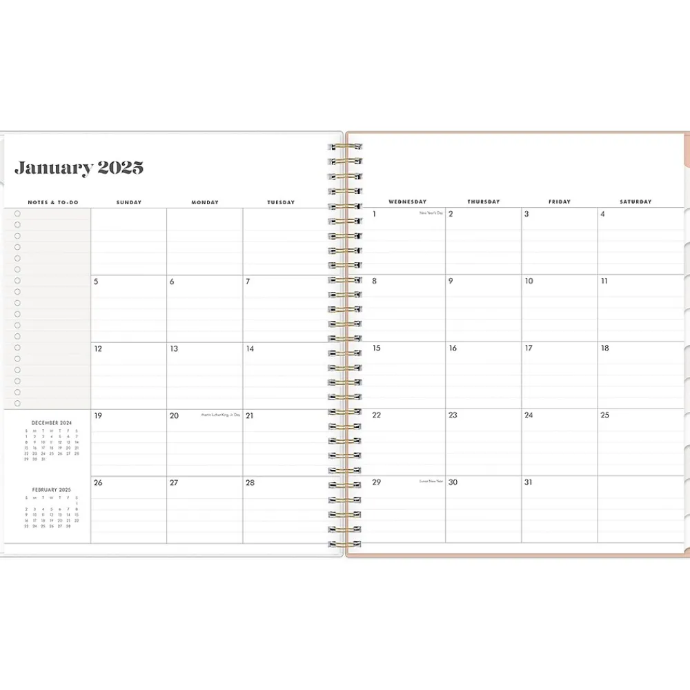 2025 Planners|Blue Sky 2025 Day Designer Everygirl Botanica 8" x 10" Daily & Monthly Planner, Plastic Cover, Multicolor (148263)