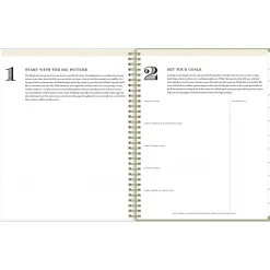 2025 Planners|Blue Sky 2025 Day Designer Fiore Cream 8.5