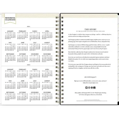 Academic Planners|Blue Sky 2024-2025 Day Designer Painted Leopard Gray 5