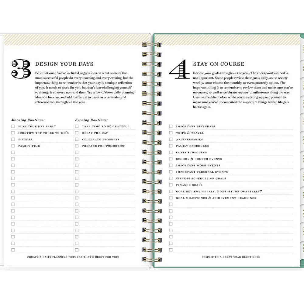2025 Planners|Blue Sky 2025 Day Designer Peyton White 5" x 8" Weekly & Monthly Planner, Plastic Cover, Multicolor (103619-25)