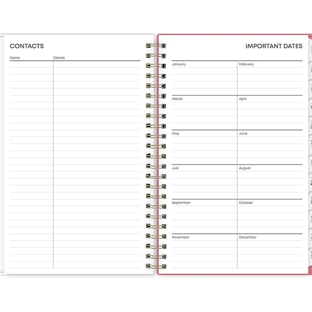 2025 Planners|Blue Sky 2025 Fly By 5" x 8" Weekly & Monthly Planner, Plastic Cover, Multicolor (140196-25)