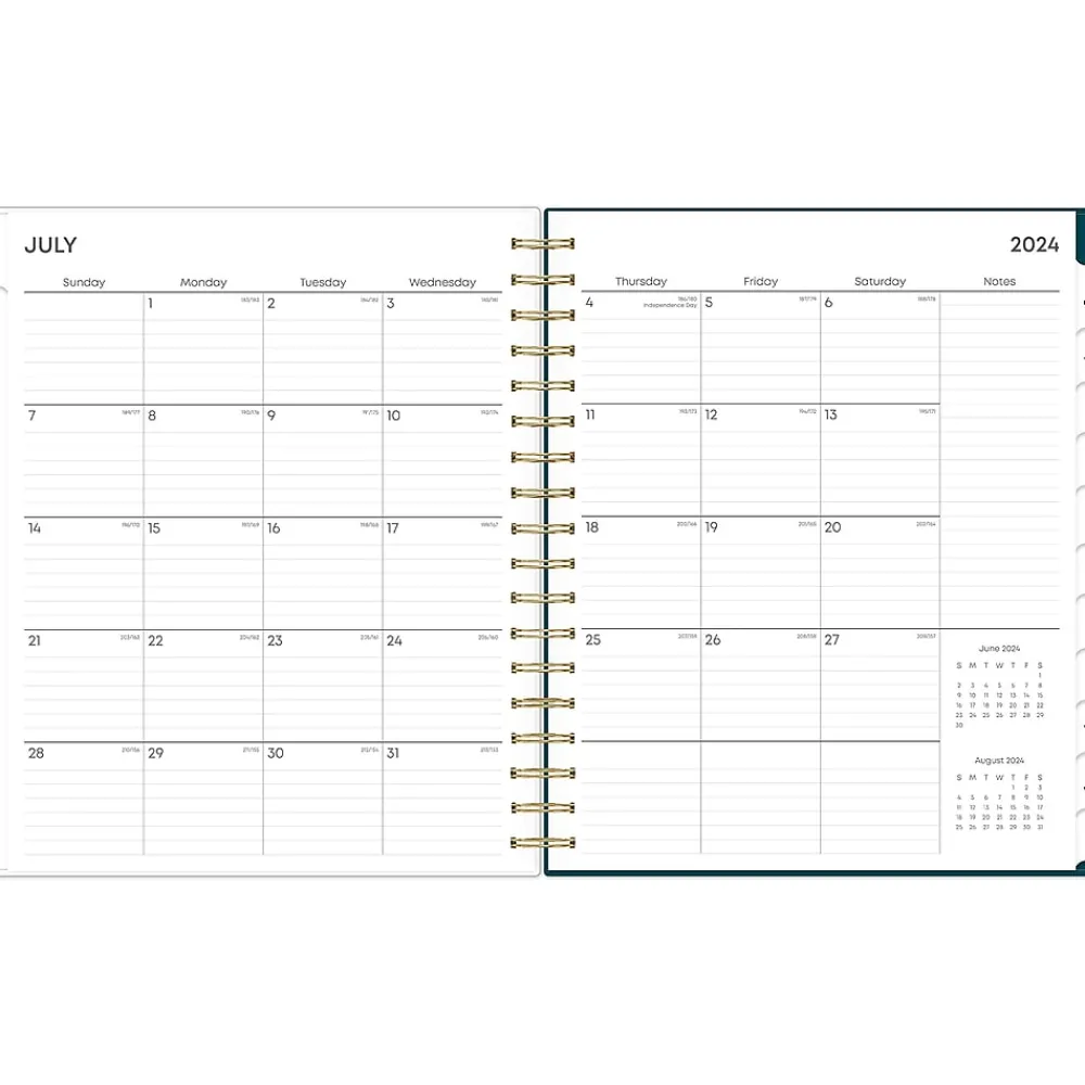 Academic Planners|Blue Sky 2024-2025 Greta 8" x 10" Academic Daily & Monthly Planner, Multicolor (146839)