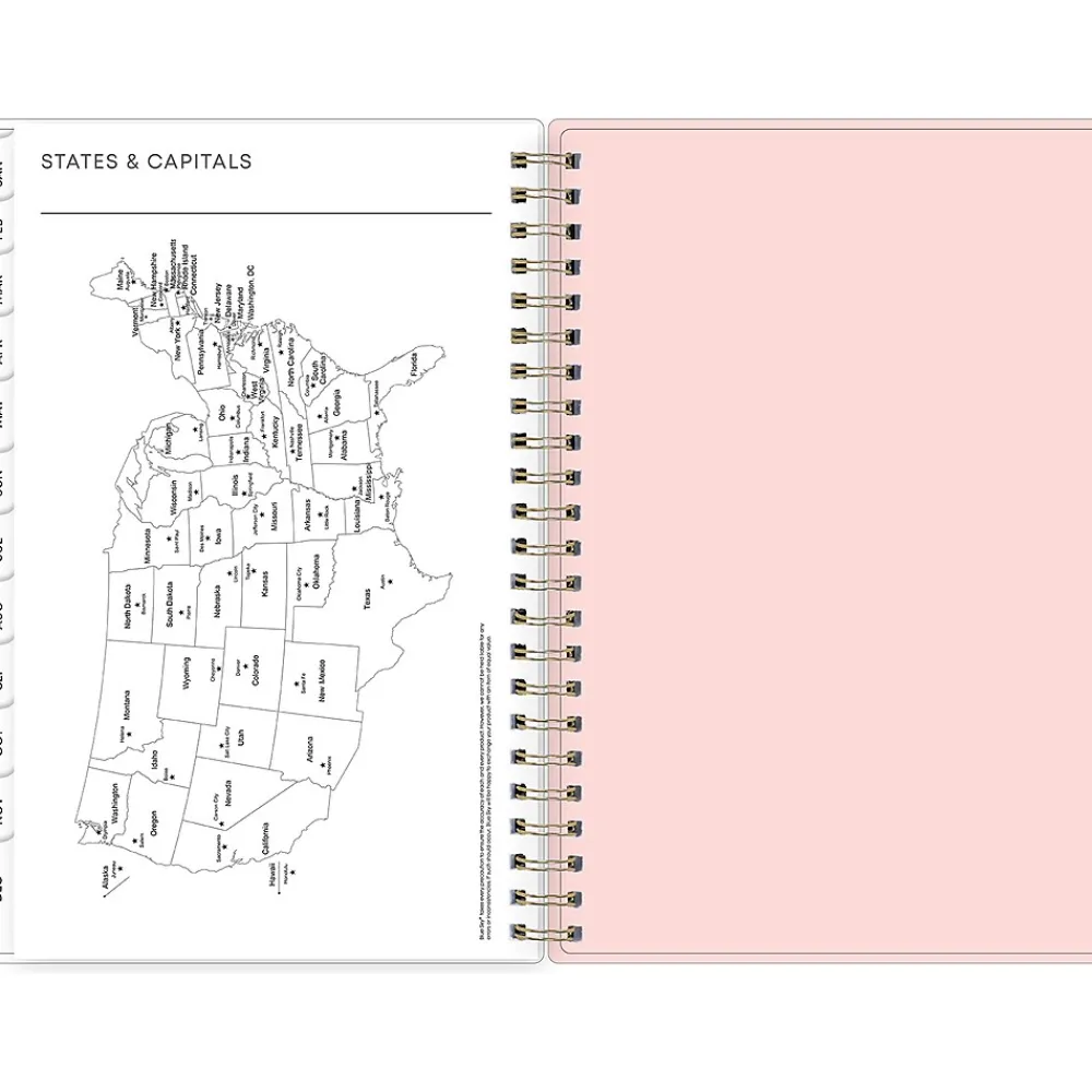 2025 Planners|Blue Sky 2025 Julissa 8.5" x 11" Weekly & Monthly Planner, Plastic Cover, Multicolor (147915)