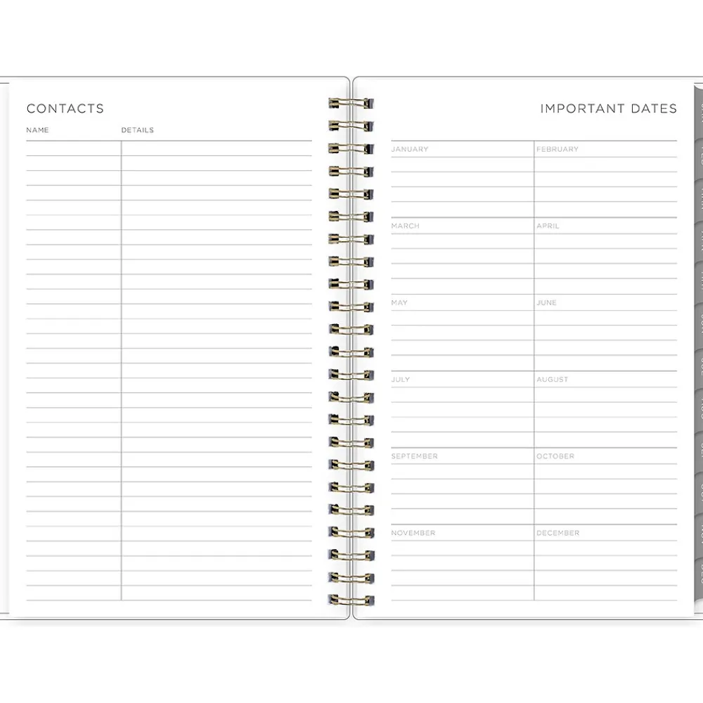 2025 Planners|Blue Sky 2025 Kelly Ventura Mimosa 5" x 8" Weekly & Monthly Planner, Plastic Cover, Yellow/White (149061-25)