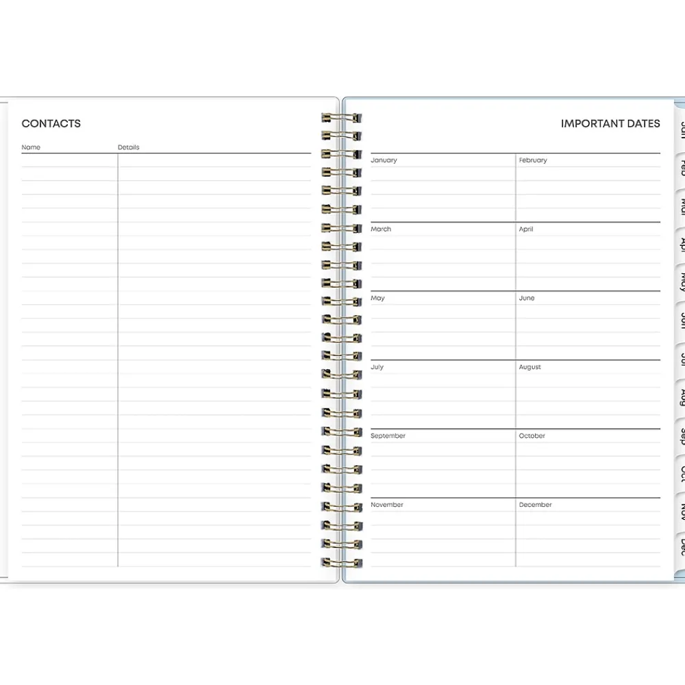 2025 Planners|Blue Sky 2025 Kiera 5.88" x 8.63" Weekly & Monthly Planner, Plastic Cover, Multicolor (152469)