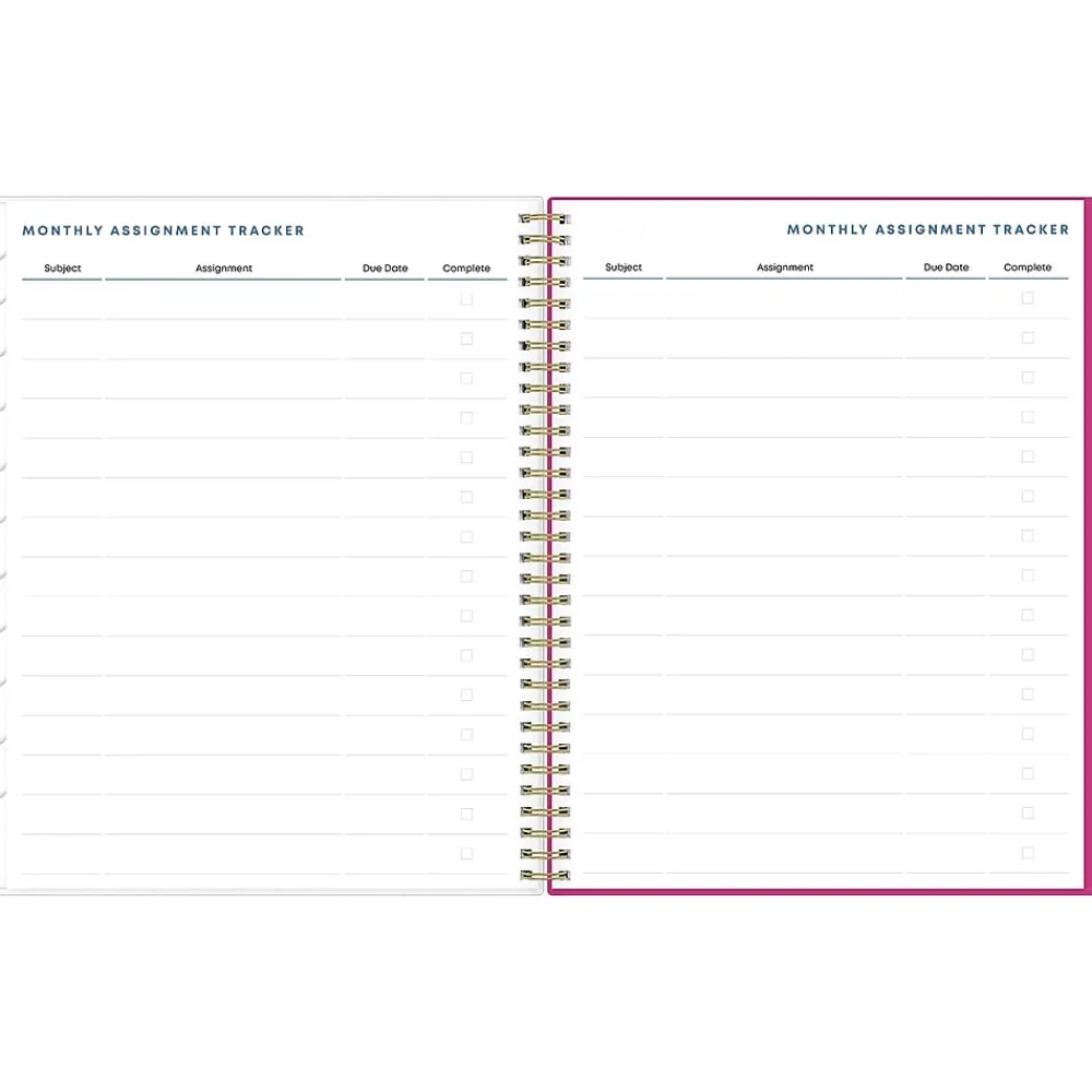 Academic Planners|Blue Sky 2023-2024 Plans & Things Confetti Bright 8.5" x 11" Academic Weekly & Monthly Teacher Lesson Planner (136609-A24)