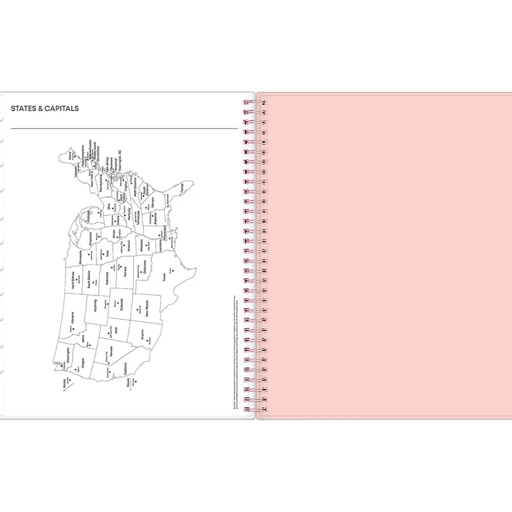 2025 Planners|Blue Sky 2025 Quilted Garden 8.5" x 11" Weekly & Monthly Planner, Plastic Cover, Multicolor (152481)