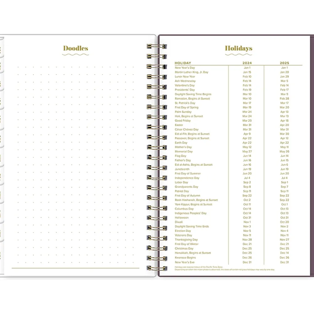Academic Planners|Blue Sky 2024-2025 The House That Lars Built Lilac Red 5" x 8" Academic Weekly & Monthly Planner, Multicolor (149845)