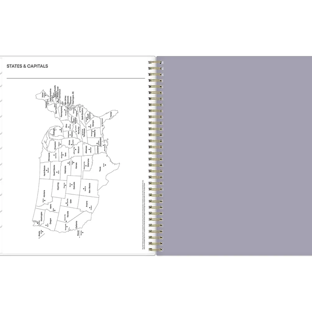 2025 Planners|Blue Sky 2025 Tula 8.5" x 11" Weekly & Monthly Planner, Plastic Cover, Multicolor (143971-25)