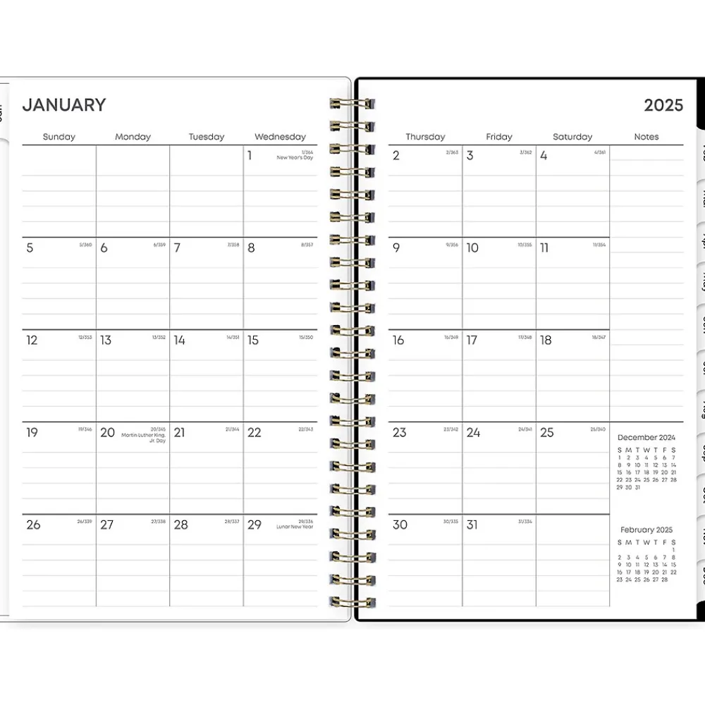 2025 Planners|Blue Sky 2025 Vonnie 5" x 8" Weekly & Monthly Planner, Plastic Cover, Multicolor (152198)