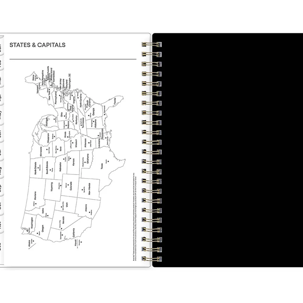 2025 Planners|Blue Sky 2025 Vonnie 5" x 8" Weekly & Monthly Planner, Plastic Cover, Multicolor (152198)