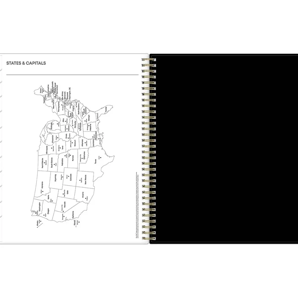 2025 Planners|Blue Sky 2025 Vonnie 8.5" x 11" Weekly & Monthly Planner, Plastic Cover, Multicolor (152196)