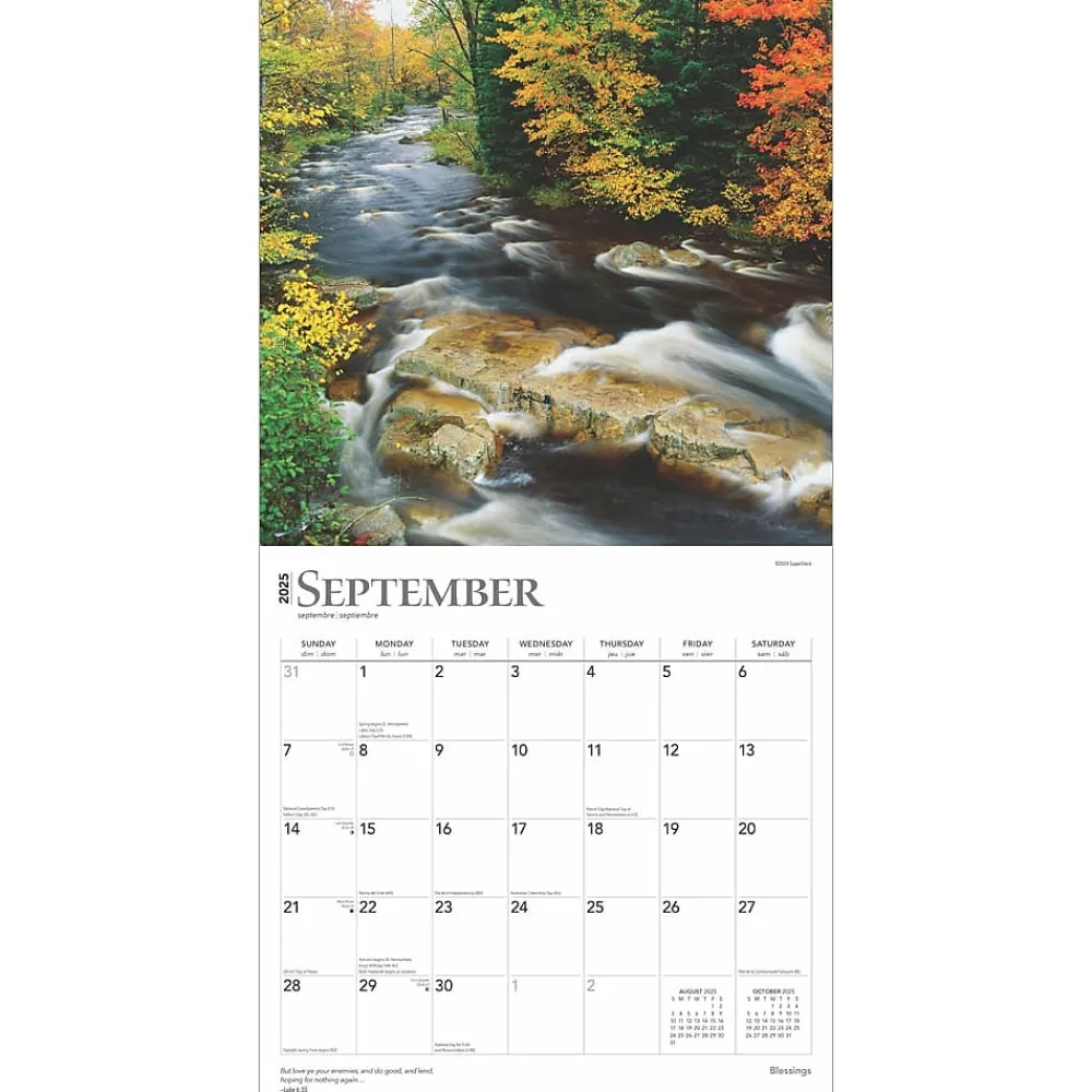 2025 Calendars|BrownTrout 2025 Blessings 12" x 12" Monthly Wall Calendar (9781975476656)