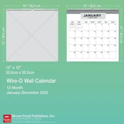 2025 Calendars|BrownTrout 2025 Ebony and Ivory 12