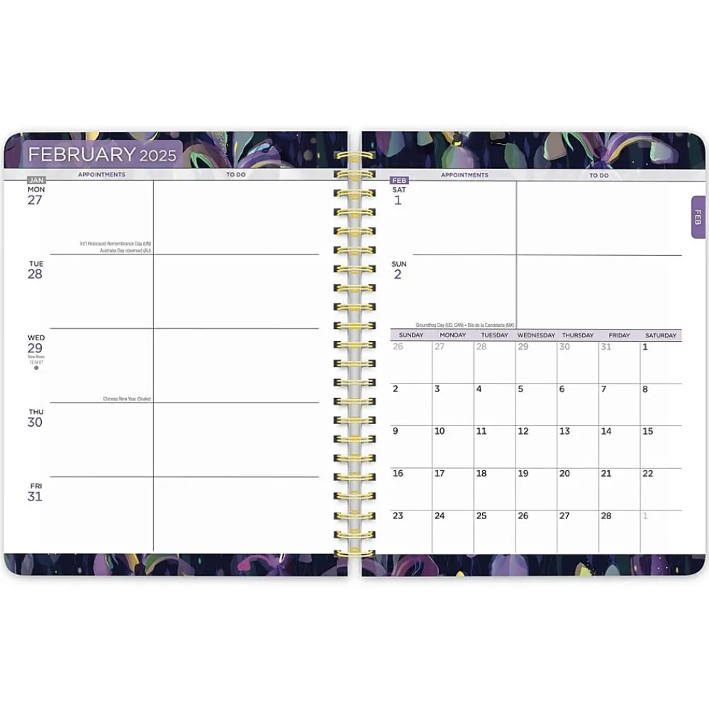 2025 Planners|BrownTrout 2025 House of Turnowsky 6" x 7.75" Weekly Planner, Paper Cover, Multicolored (9781975481278)