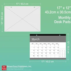 2025 Calendars|BrownTrout 2025 Large Print 17