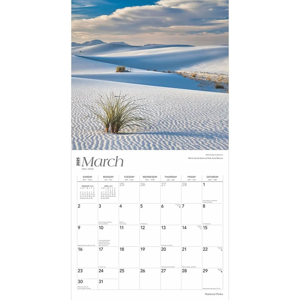 2025 Calendars|BrownTrout 2025 National Parks 12" x 12" Monthly Wall Calendar (9781975475345)